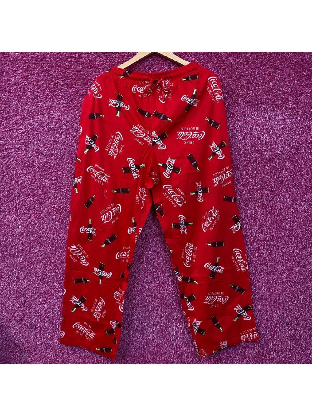 Coca-Cola Classic Men's Sleep Bottom Lounge Pants Large